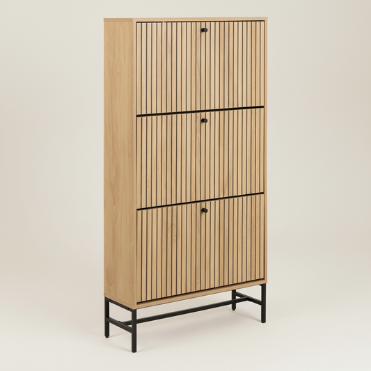 Oslo Shoe Cabinet 3 Flip Down Doors