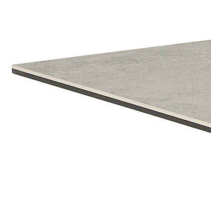 Meridian Dining Table with Ceramic Gray Top 135x80cm