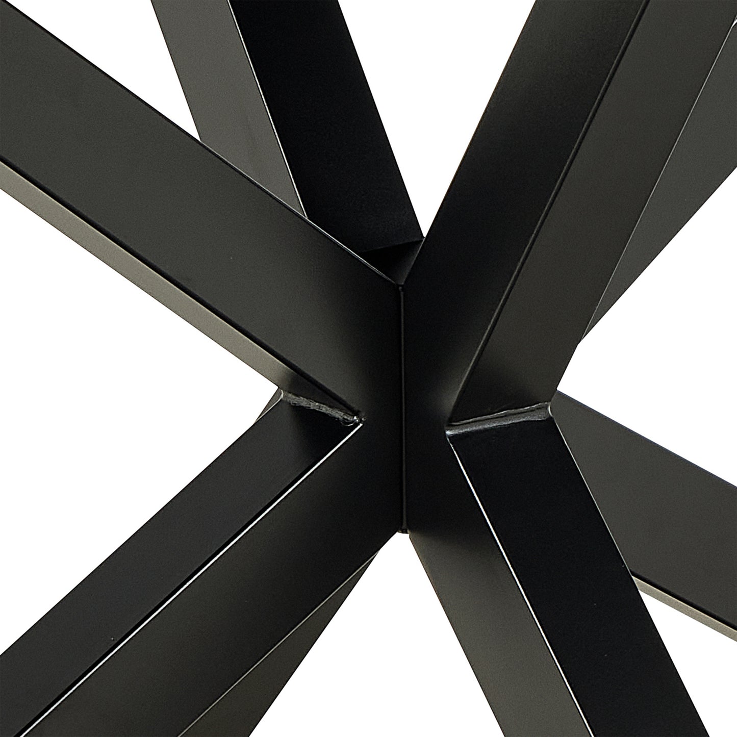 Meridian Dining Table with Ceramic Gray Top 135x80cm
