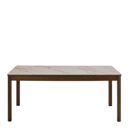 Southampton Dining Table with Cream Ceramic Top 180x75cm