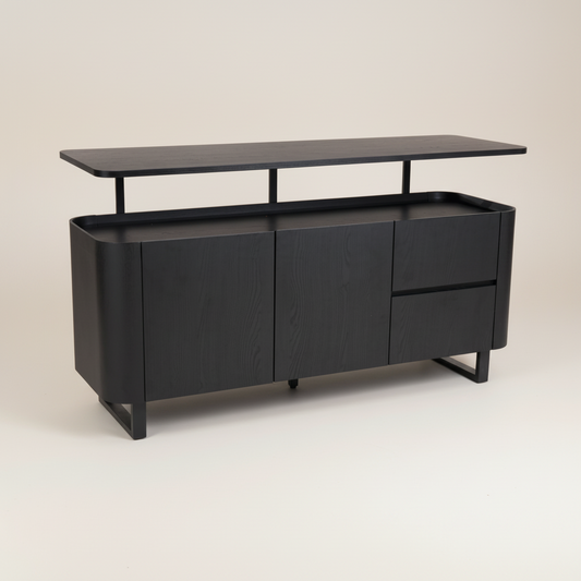 Kaelon Sideboard in Black Ash Oak