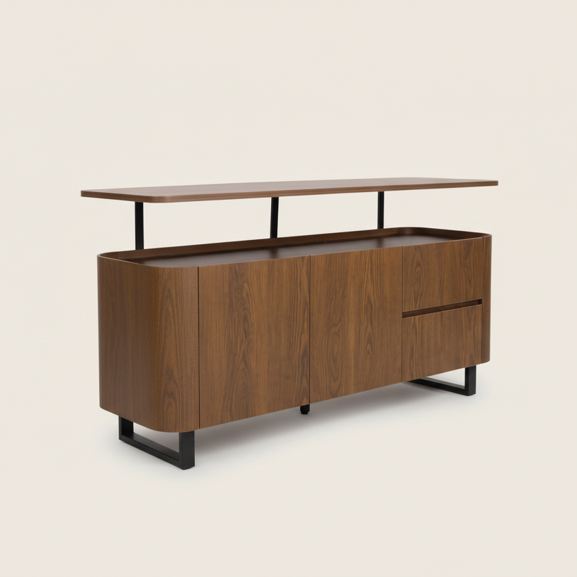 Kaelon Sideboard in Smoked Oak