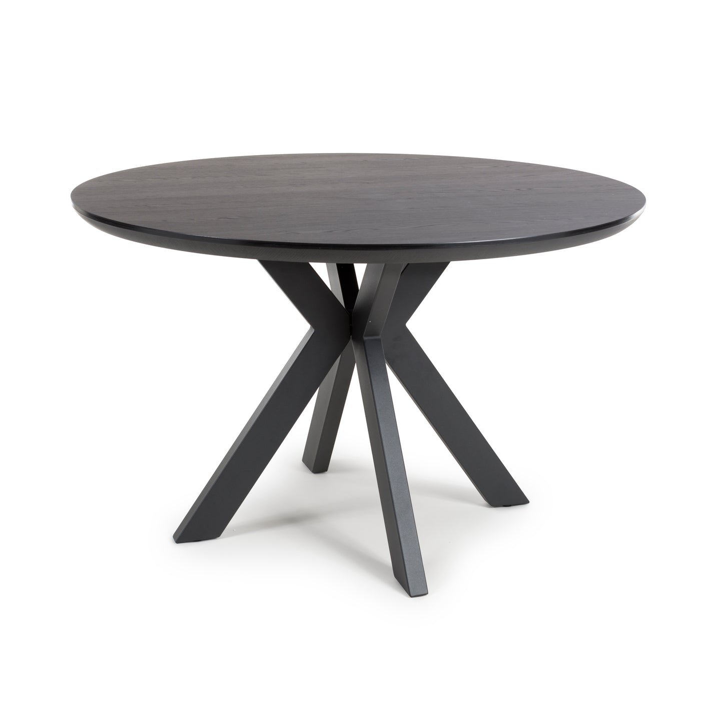Kaelon Round Dining Table 120 cm – Black Ash