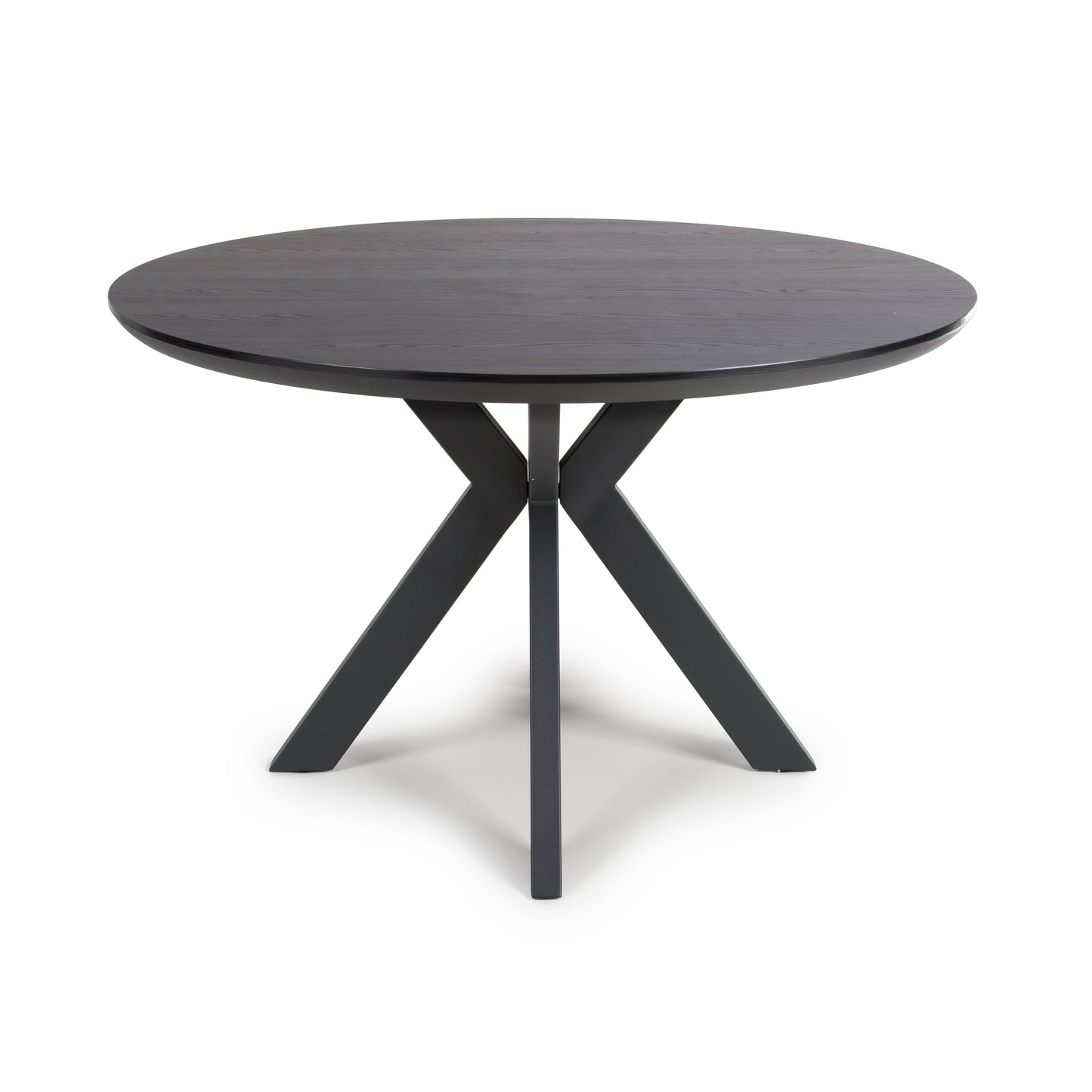 Kaelon Round Dining Table 120 cm – Black Ash