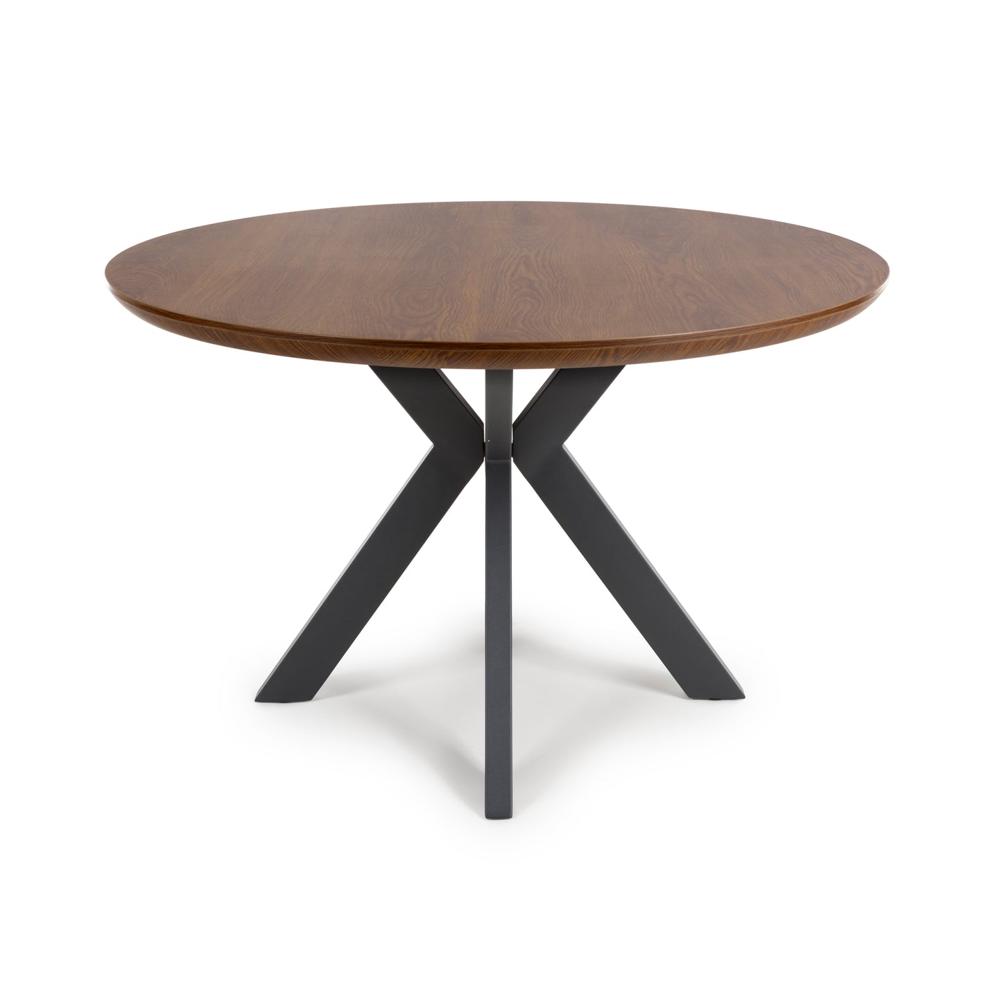 Kaelon Round Dining Table 120 cm – Smoked Oak