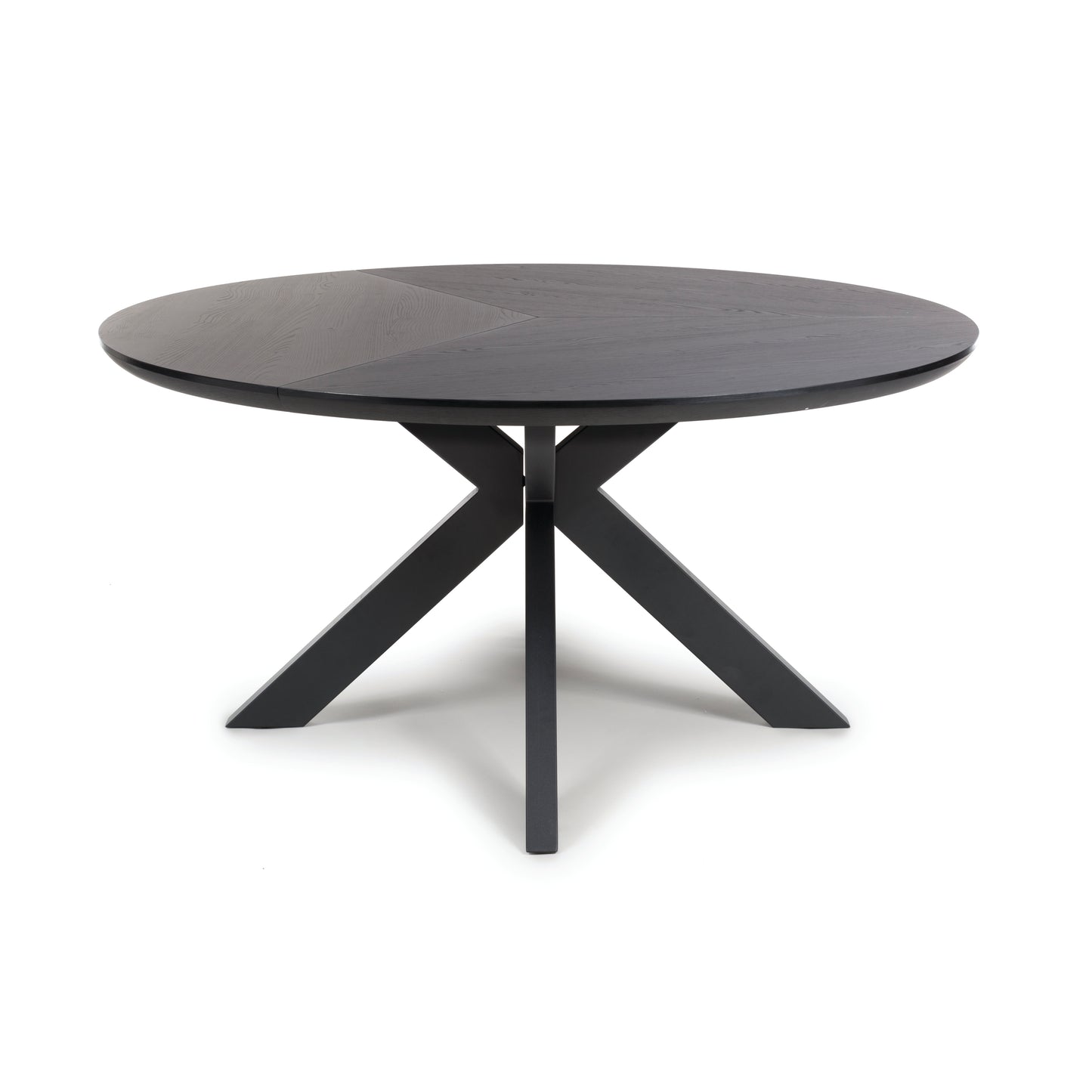 Kaelon Round Dining Table 150 cm – Black Ash