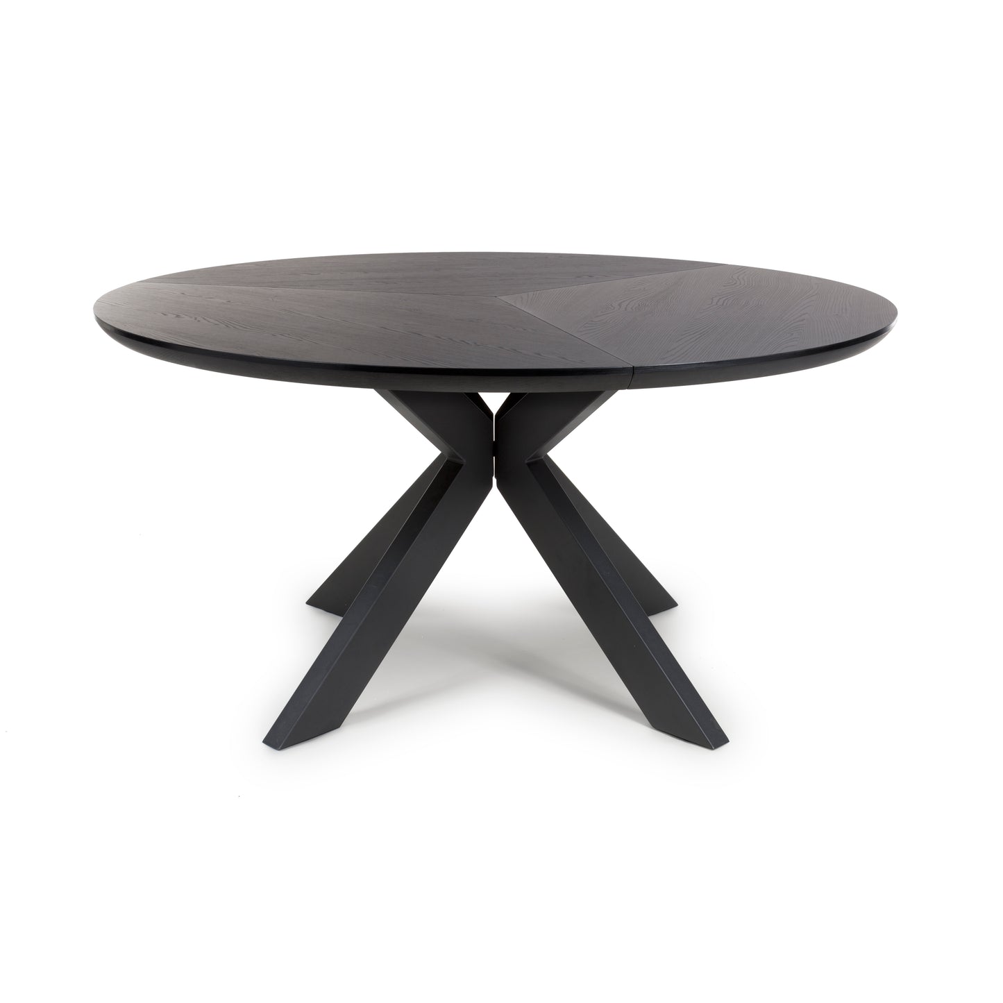Kaelon Round Dining Table 150 cm – Black Ash
