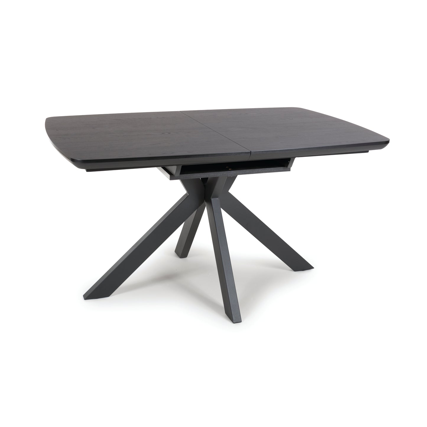 Kaelon Extendable Dining Table 140–180 cm in Black Ash