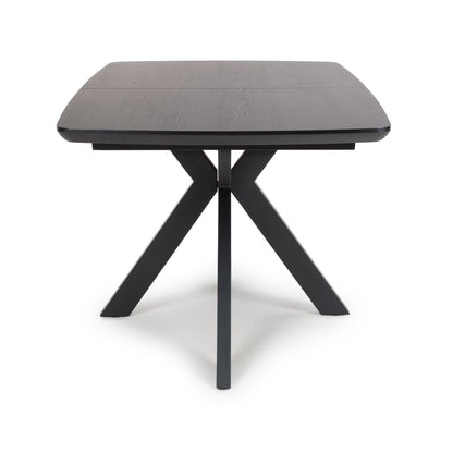 Kaelon Extendable Dining Table 140–180 cm in Black Ash