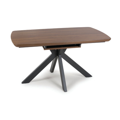 Kaelon Extendable Dining Table 140–180 cm in Smoked Oak