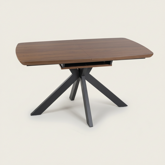 Kaelon Extendable Dining Table 140–180 cm in Smoked Oak