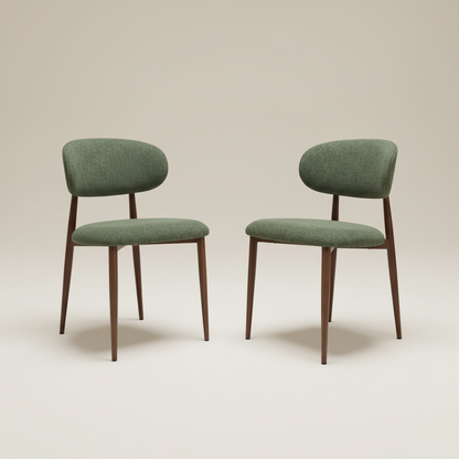 Averra Dining Chair – Olive Green Set of 2