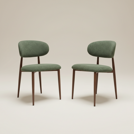Averra Dining Chair – Olive Green Set of 2