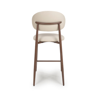 Averra Counter Chair in Taupe Set of 2