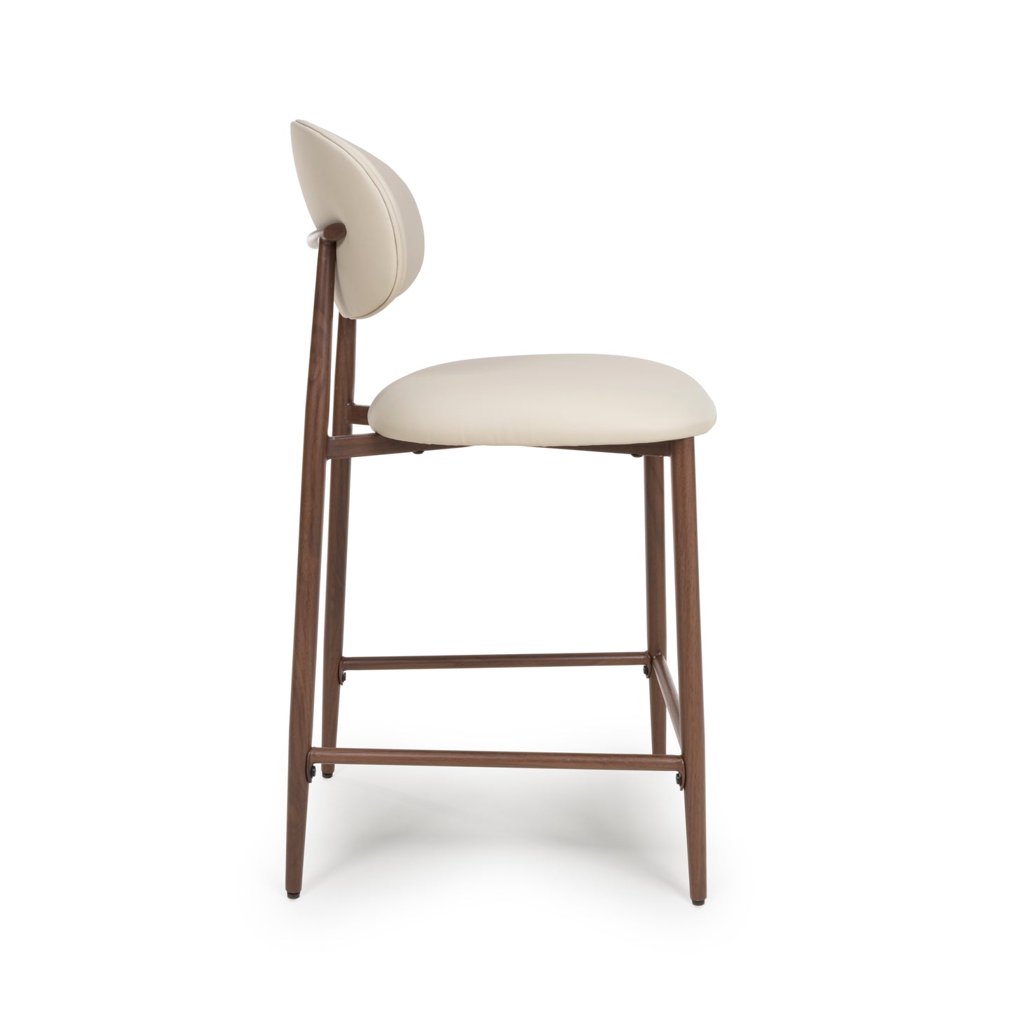 Averra Counter Chair in Taupe Set of 2