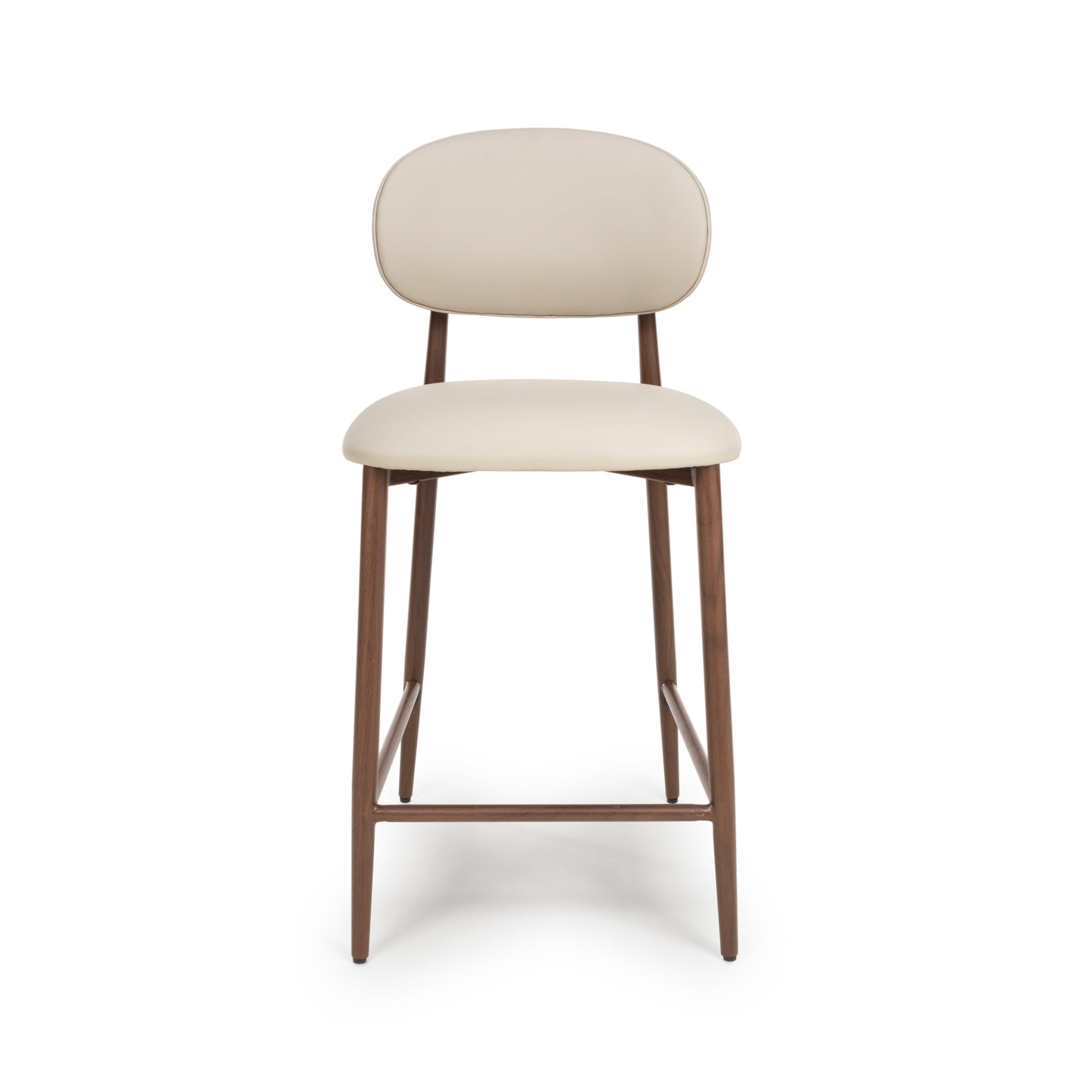 Averra Counter Chair in Taupe Set of 2