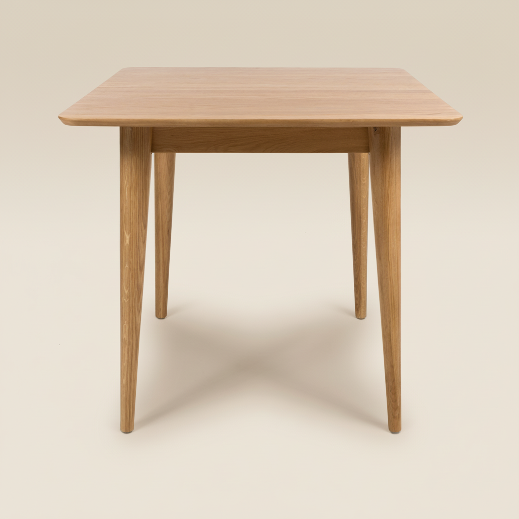 Small oak rectangular dining table