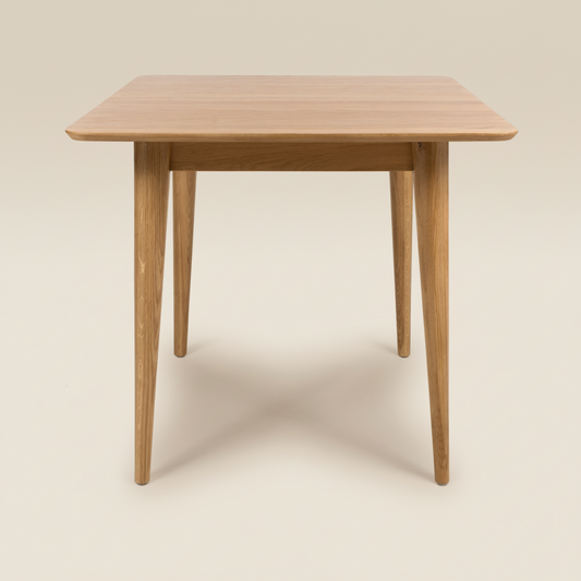 Small oak rectangular dining table
