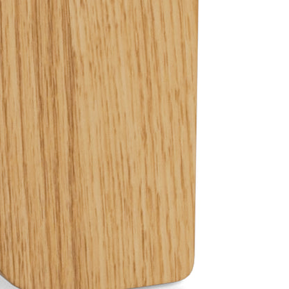 Litho side tables in travertine and wild oak with round shape and compact design for living rooms and bedrooms