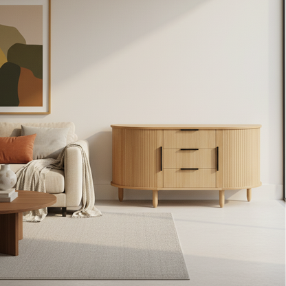 Virella Large Curved Sideboard
