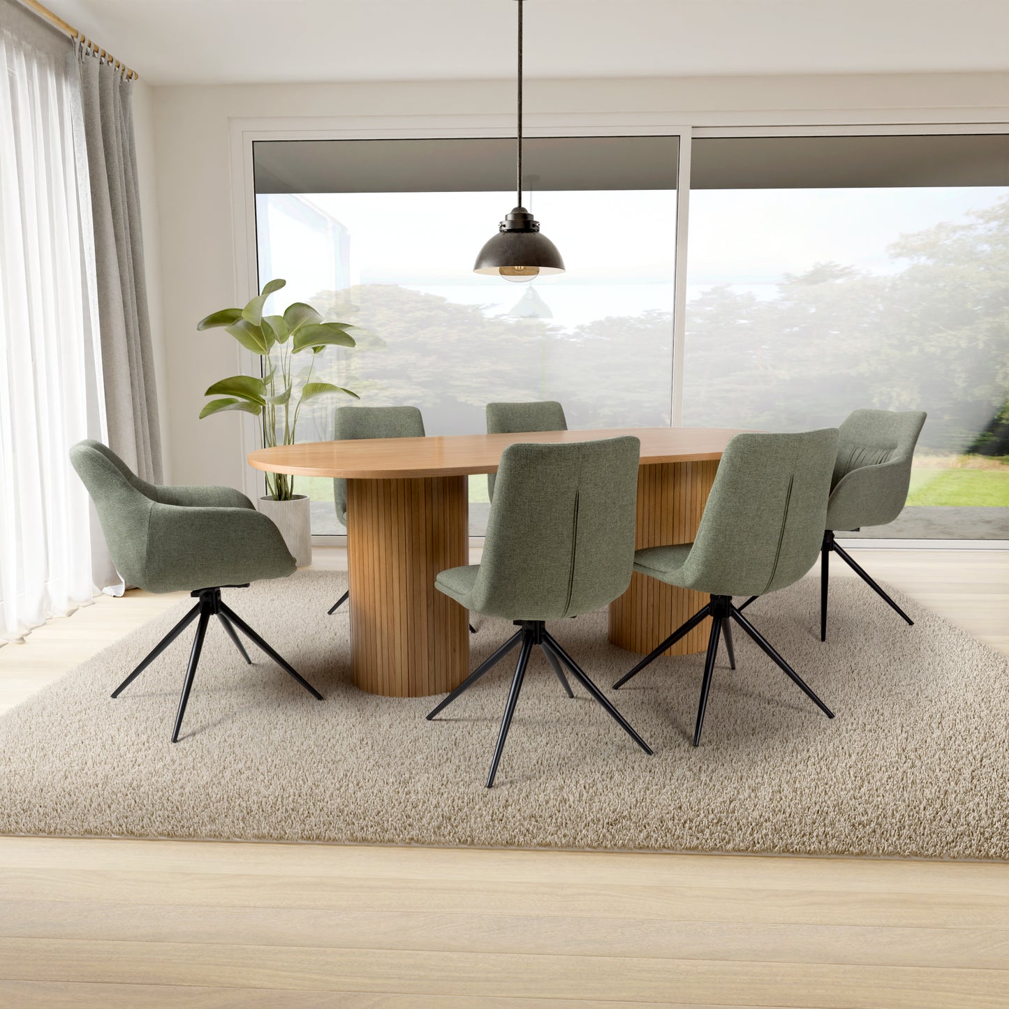 Virella Large Oval Dining Table