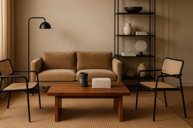 add Black powder coated metal elements